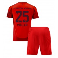 Dječji Nogometni Dres Bayern Munich Thomas Muller #25 Domaci 2024-25 Kratak Rukav (+ Kratke hlače)